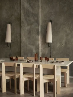 Ancora Wall Lamp 100 - Black/Natural
