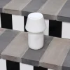 Apollo Portable Table Lamp - White Opal Glass