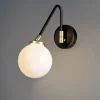Array Single Opal Wall Lamp