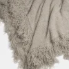 Beige Throw