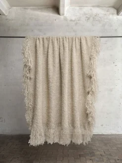 Beige Throw