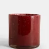 Belle Candle Holder - Claret Red - Large