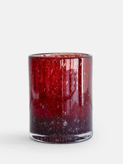 Belle Candle Holder - Garnet - Medium