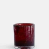 Belle Candle Holder - Garnet - Small