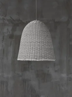 Bell 95 Hanging Lamp – Rattan