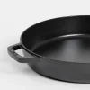 Cast Iron Double Handle Frying Pan Black - 34 cm