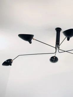 Ceiling Lamp with 6 Rotating Arms