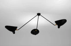 Ceiling Lamp with Three Fixed Arms