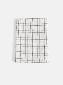 Checks Dishtowel - Black