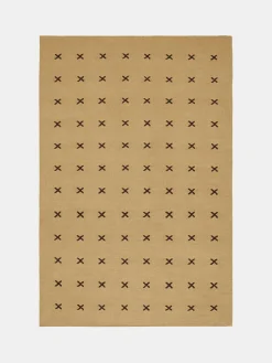 Cross - Mustard/Dark Brown