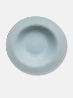 Degustation Large Round Blue Grey and Dark Blue