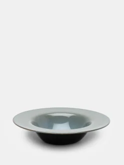 Degustation Small Round Blue Grey and Dark Blue