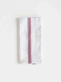 Drapeau Dish Towel - White