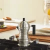 Espresso Coffee Maker Pulcina 6 Cups - Black