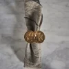 Flower Napkin Ring Dore Feuilles
