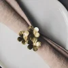 Flower Napkin Ring Dore Fleurs