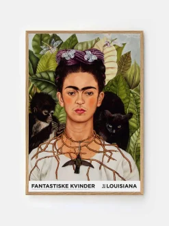 Frida Kahlo - Autorretrato con collar de