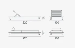 Gervasoni - Inout 81 - Daybed