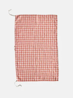 Gingham Dishtowel - Orange