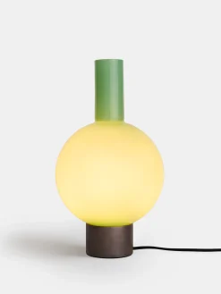 Glass Puritan Table Lamp