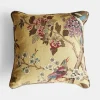 Hydrangea Bird Cushion - Ochre - 50 x 50 cm