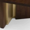 Izar Dining Table - Brushed Brass