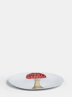 John Derian Agaric Fausse Oronge Dinner Plate