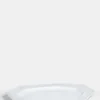 John Derian White Oval Octagon Platter