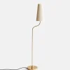 Komet Floor Lamp - Polished Brass