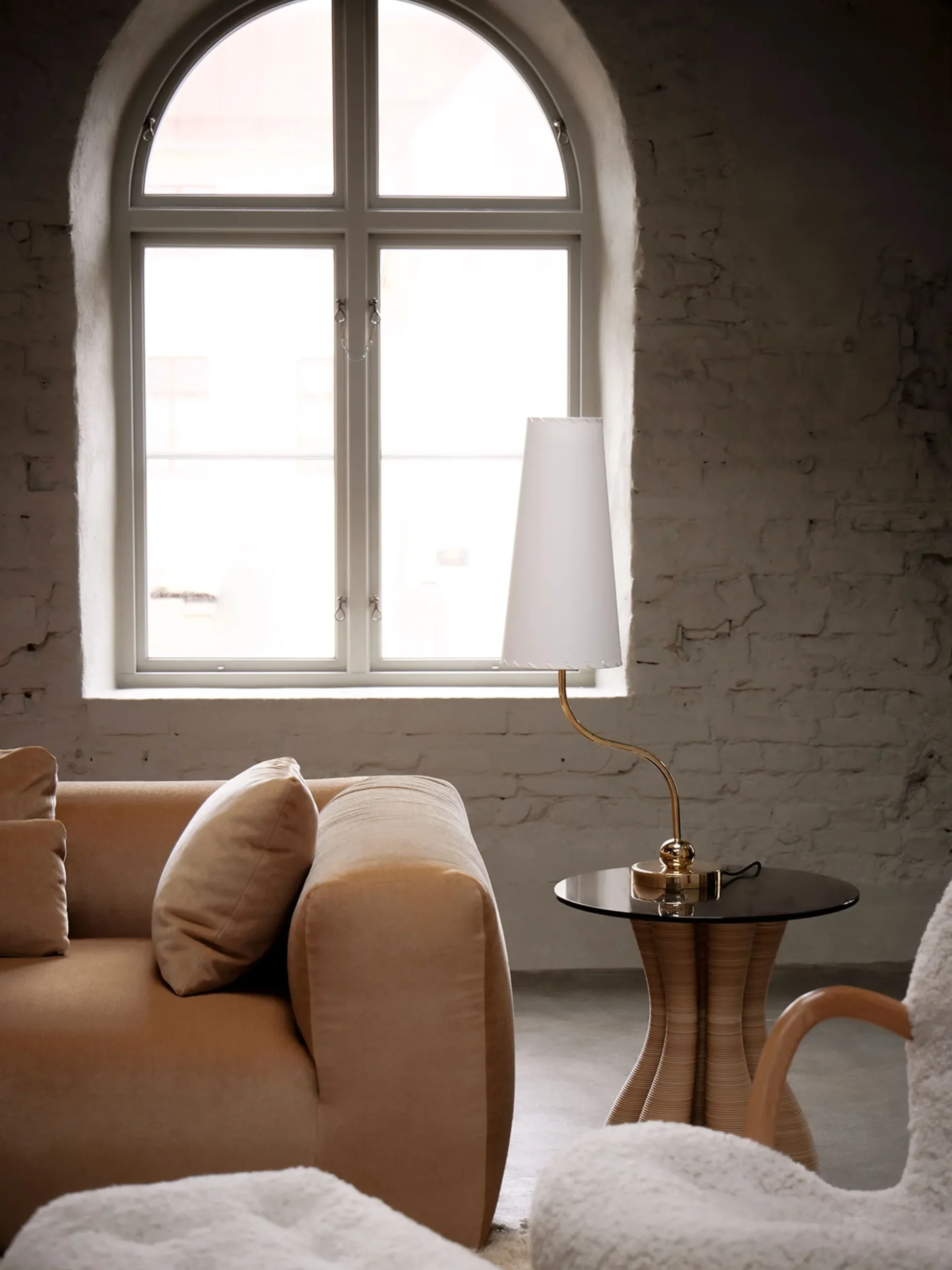 Komet Table Lamp - Polished Brass