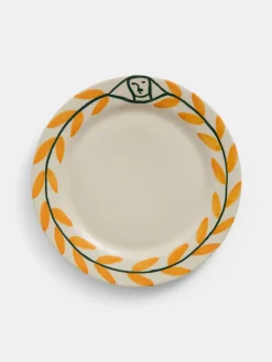 La Pittura Plate - Golden Leaf