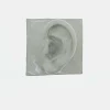 Left Ear - White