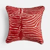 Le Zebre Red Cushion - 50x50 cm