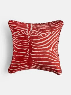 Le Zebre Red Cushion - 50x50 cm