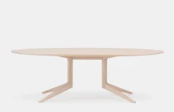 Light Oval Table