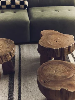 Log Wooden Stool