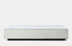 Mirror Block Coffee Table - Clear - 120 cm
