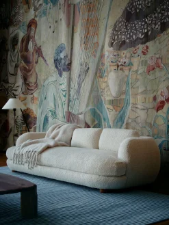 Mohair Tassel Throw - Ultimate Beige