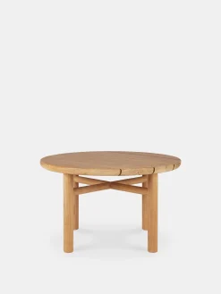 Quatro Outdoor Side Table Round - Teak