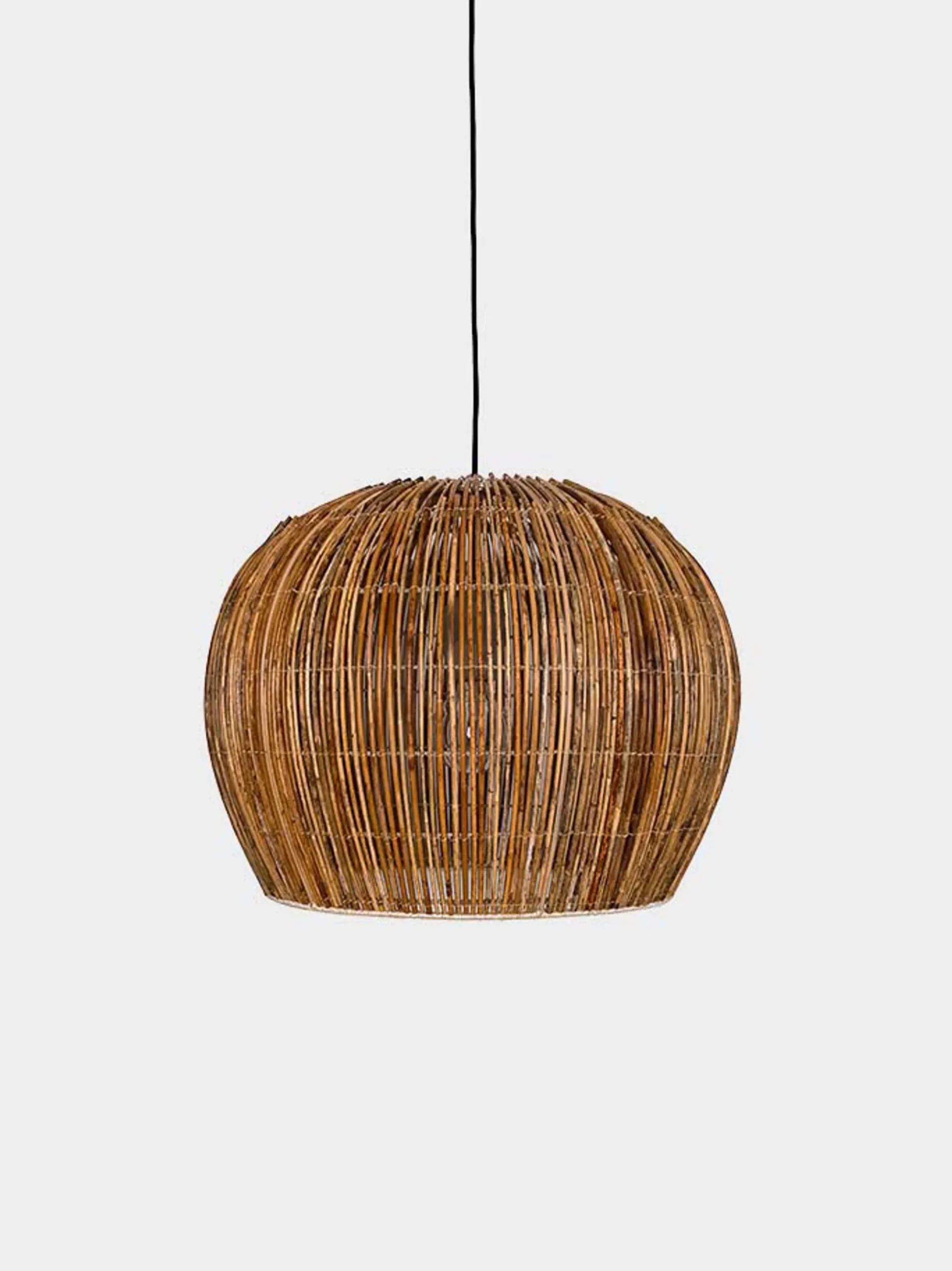 Rattan Bell Pendant