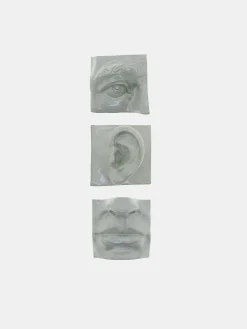 Relief set of 3 - White