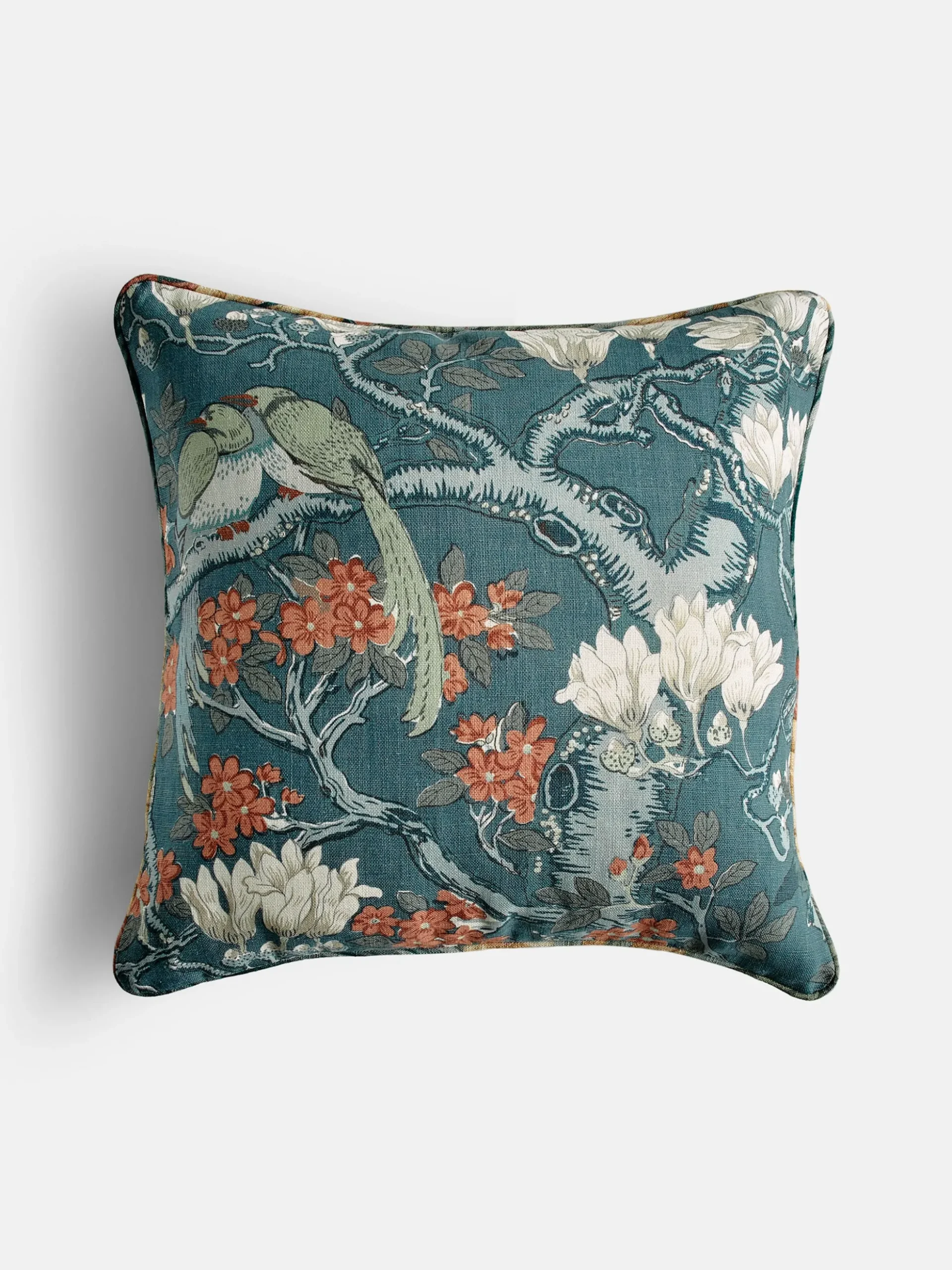 Rockbird Teal Cushion - 50x50 cm