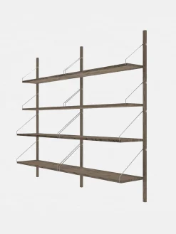 Shelf Library H114,8 Double Section – Dark