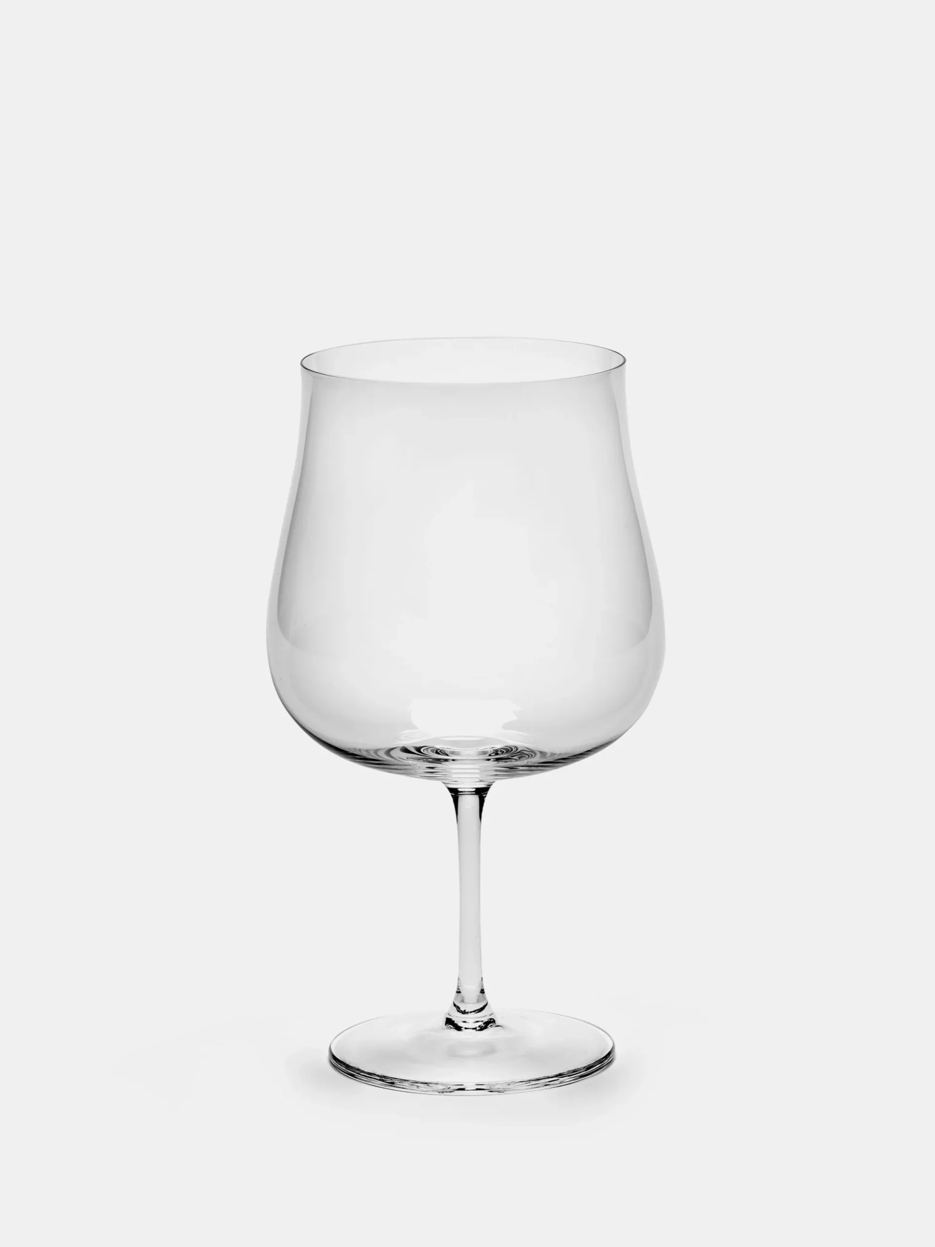 Silhouette Red Wine Glass