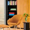 Slit Table Wood Round High - 35cm