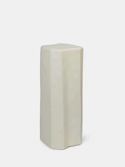 Staffa Pedestal - Ivory