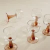 Swirl Wine Glass - Nude