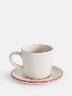 The Line - Coffee Cup with Saucer