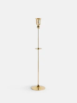 Totem Candle Holder - Brass