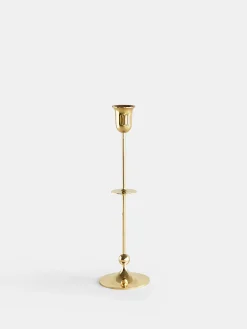 Totem Candle Holder - Brass
